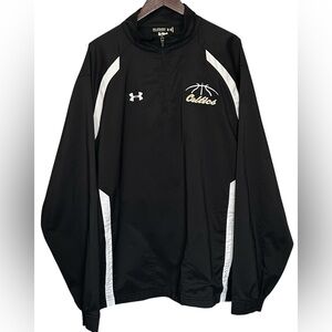 Under Armour Boston Celtics 1/4 Zip Pullover SZ 2XL